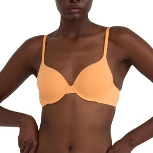 NWT Organic Basics Core Full Coverage Underwire Bra Papaya Orange - Size 40D